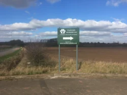 Radcliffe-on-Trent Dog Field sign