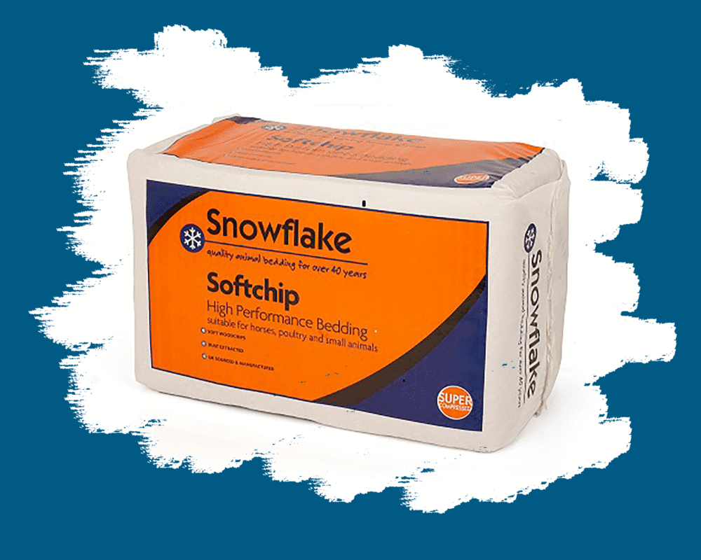 Snowflake Softchip bedding